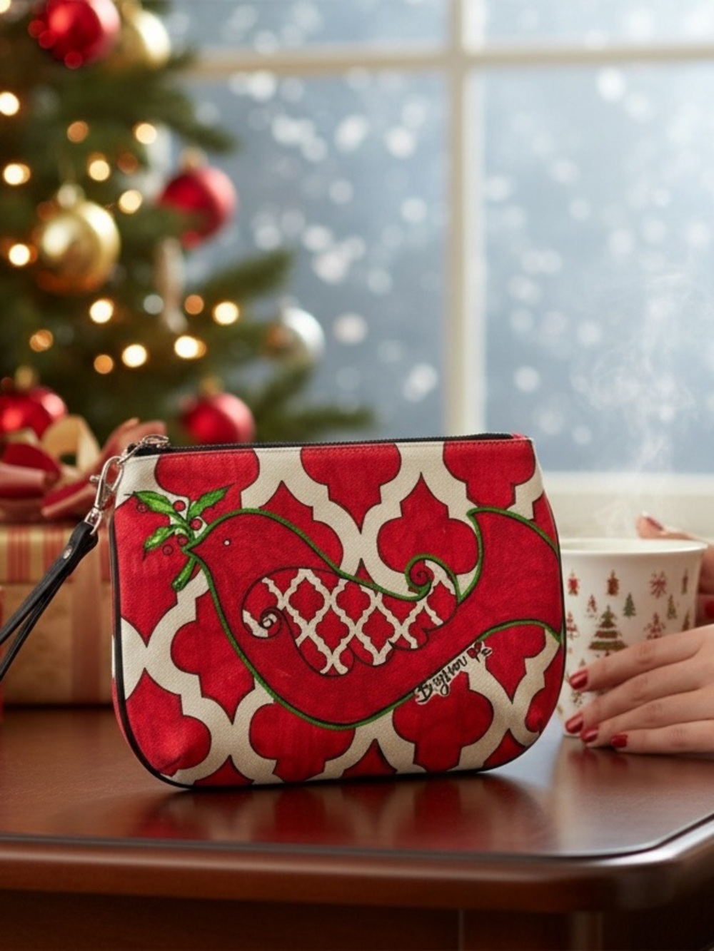 Brighton Love Dove Holiday crossbody bag